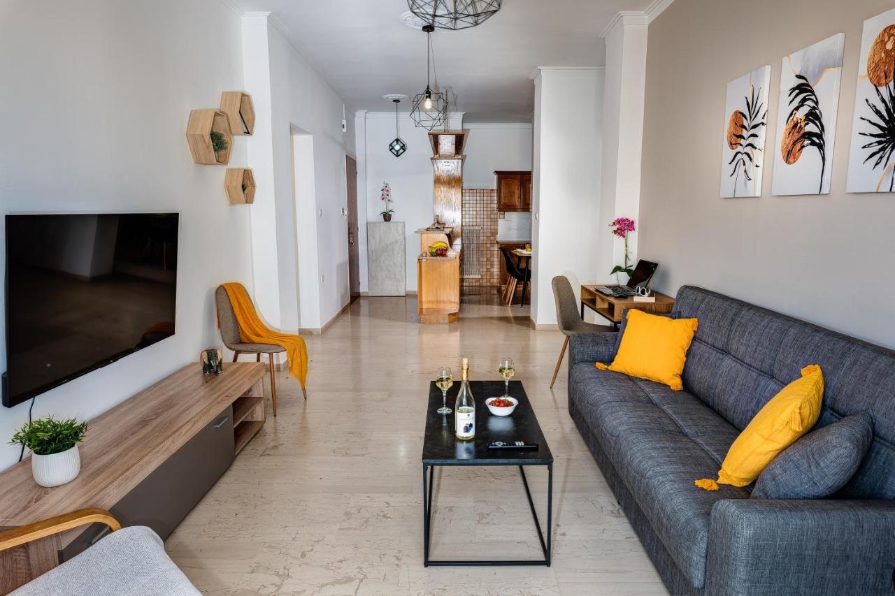 Central Apt. With Parking - 3 Min From Old Port Chania  Exteriör bild