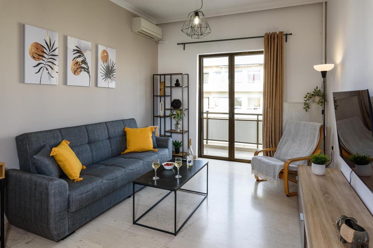 Central Apt. With Parking - 3 Min From Old Port Chania  Exteriör bild